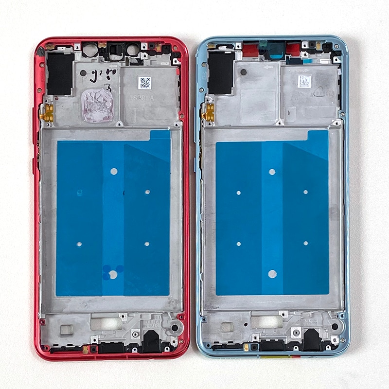 Original m & sen 6.3 "para huawei nova 3 PAR-LX1 INE-LX2 PAR-AL00 moldura dianteira quadro/quadro médio habitação com chaves laterais