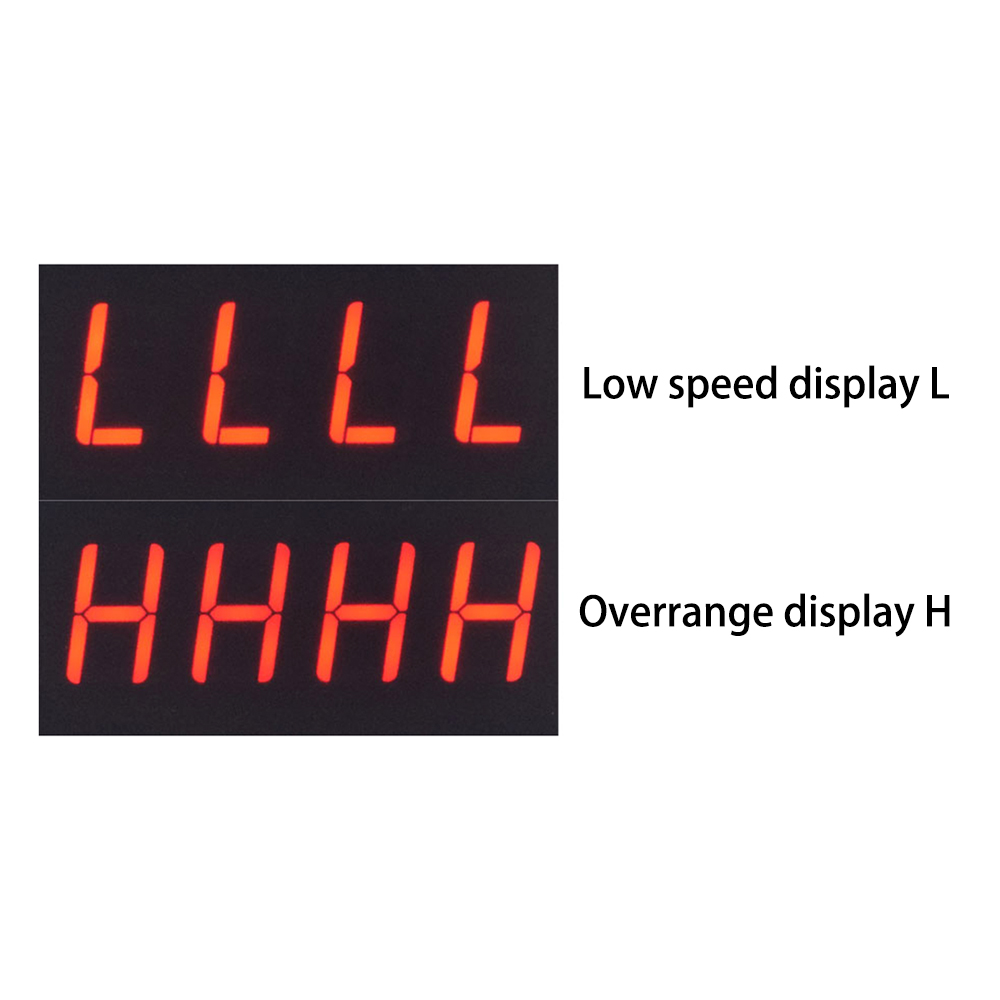 DC8-24V Digitaler Drehzahlmesser 0,56'' 4 Bits LED Halle Näherungsschalter Sensor NPN 12V 24V Tachomete setzt Geschwindigkeitsmesser 10-9999RPM