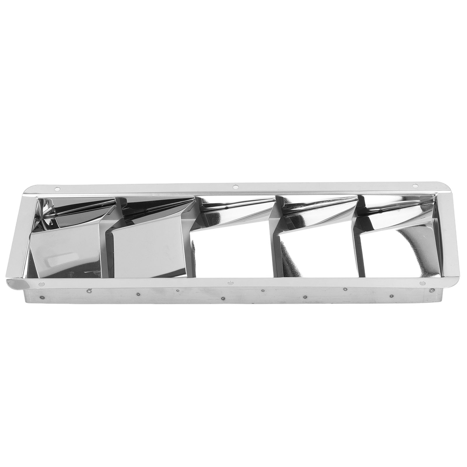 5 Slots Boat Louvered Vent Rectangle Anti Corrosion Anti Rust Boat Marine Stainless Steel Vent for Yachts Boat Blower Vent Cover