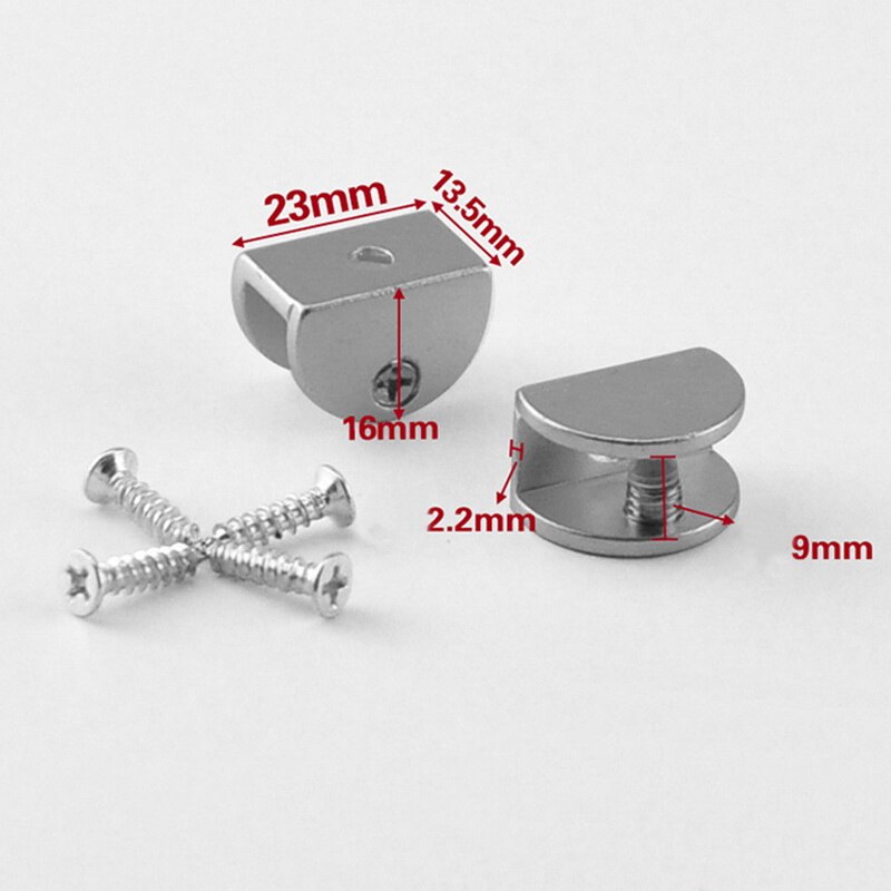 4 Stks/set Ruimte Aluminium Glas Clips Verstelbare... – Grandado