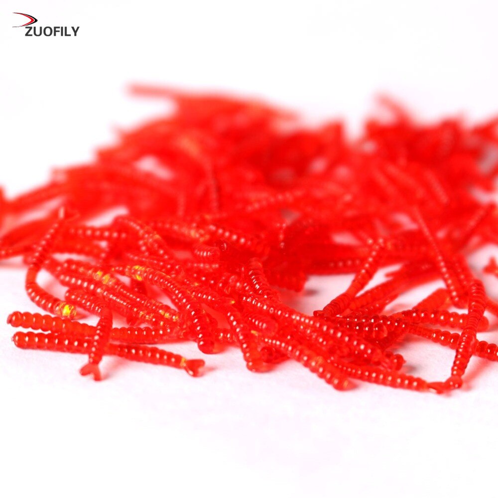 -selling 50pcs Smell red worm lures 2cm soft bait carp fishing lure set artificial fishing tackle