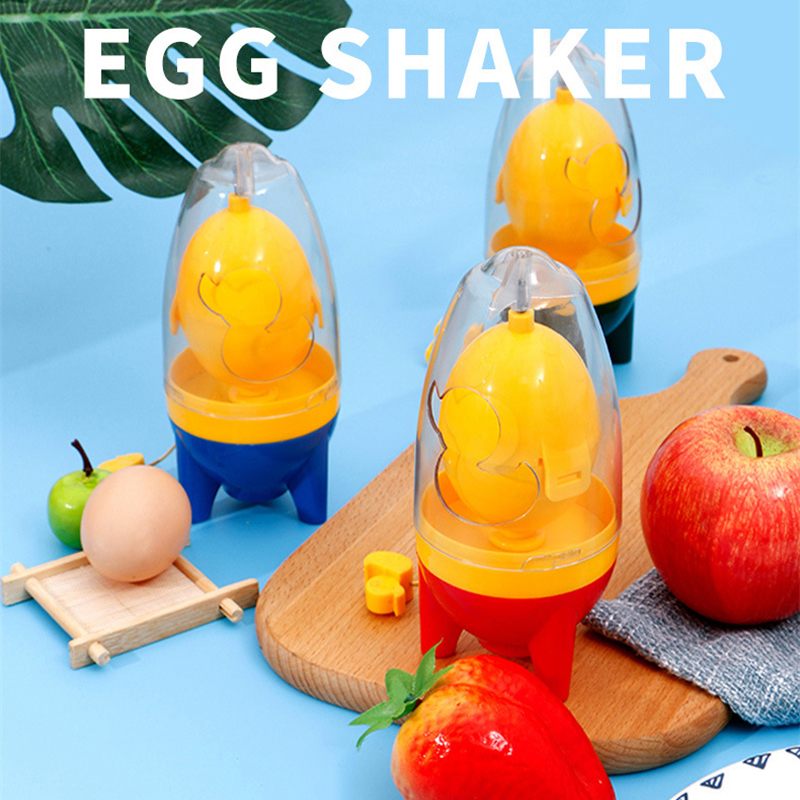 Eierscrambler Hand Eiershaker Mixer Food Grade Siliconen Eierspinner Handmatig gereedschap in de schaal Eierspinner voor hardgekookte eieren