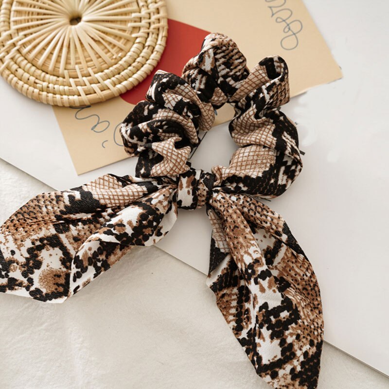 Strik Haar Scrunchies Vrouwen Paardenstaart Houder Haar Band Haar Touw Elastiekjes Haaraccessoires Konijnenoren Haar Ring: B2