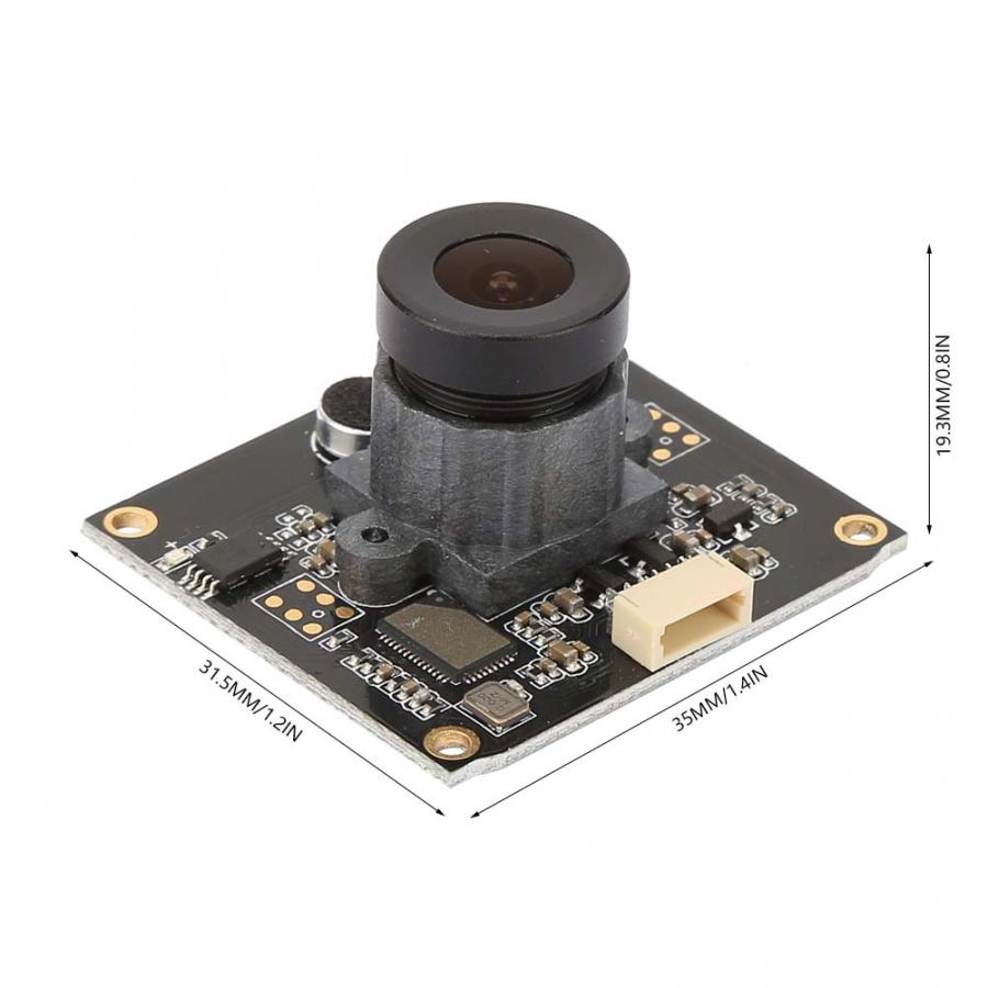 2 Million Pixels 120 Degree Wide Angle Lens USB Camera Module with OV2643 Chip