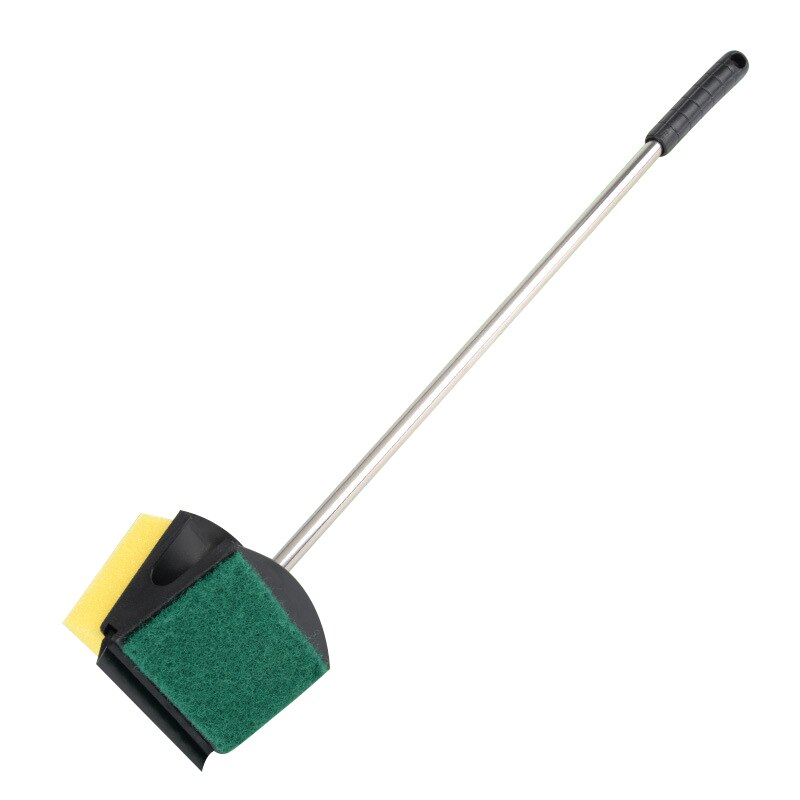 5 In 1 Aquarium Cleaning Tools Aquarium Glasreiniger Set Fish Net Grindhark Algen Schraper Vork Spons Aquarium accessoires: Mini fish tank brush