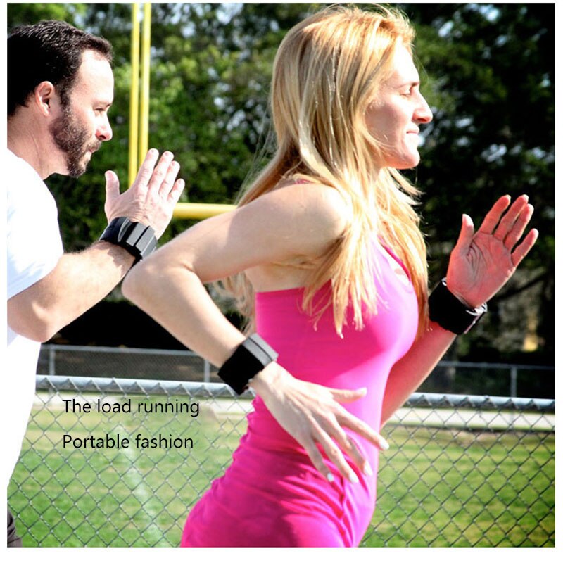 2pcs Adjustable Silicone Yoga Pilates Weighted Bracelet Wrist Weight For Fitness Exercise Walking Jogging Yoga Gym Sweatband