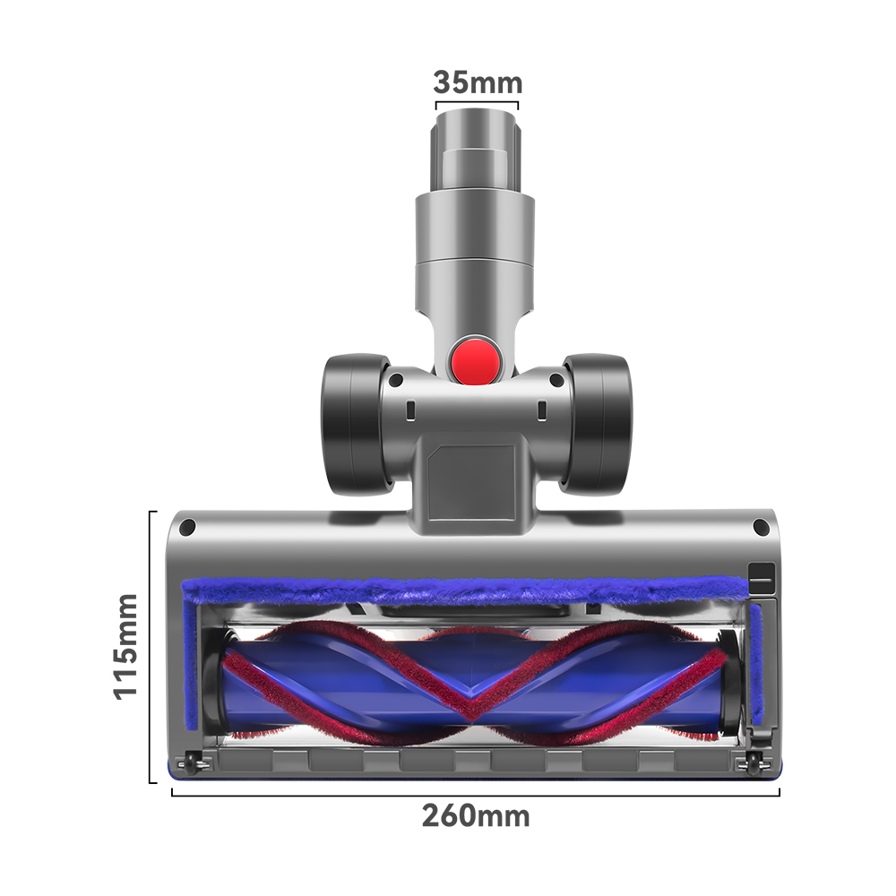 Upgraded Direct Drive Brush Heads Nozzles for Dyson V10 V11 V8 V7 sv12 V14 V15 Slim/v12/G5 Replaceable Parts Led Vacuum Cleaners