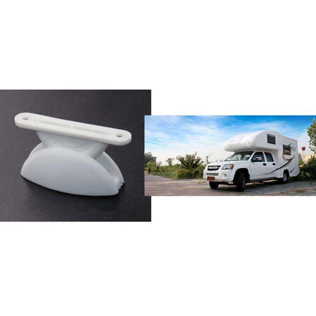 Tope de parada de puerta de nailon, soporte para puerta de equipaje para armario, armario, caravana, autocaravana, caravana, carga, blanco