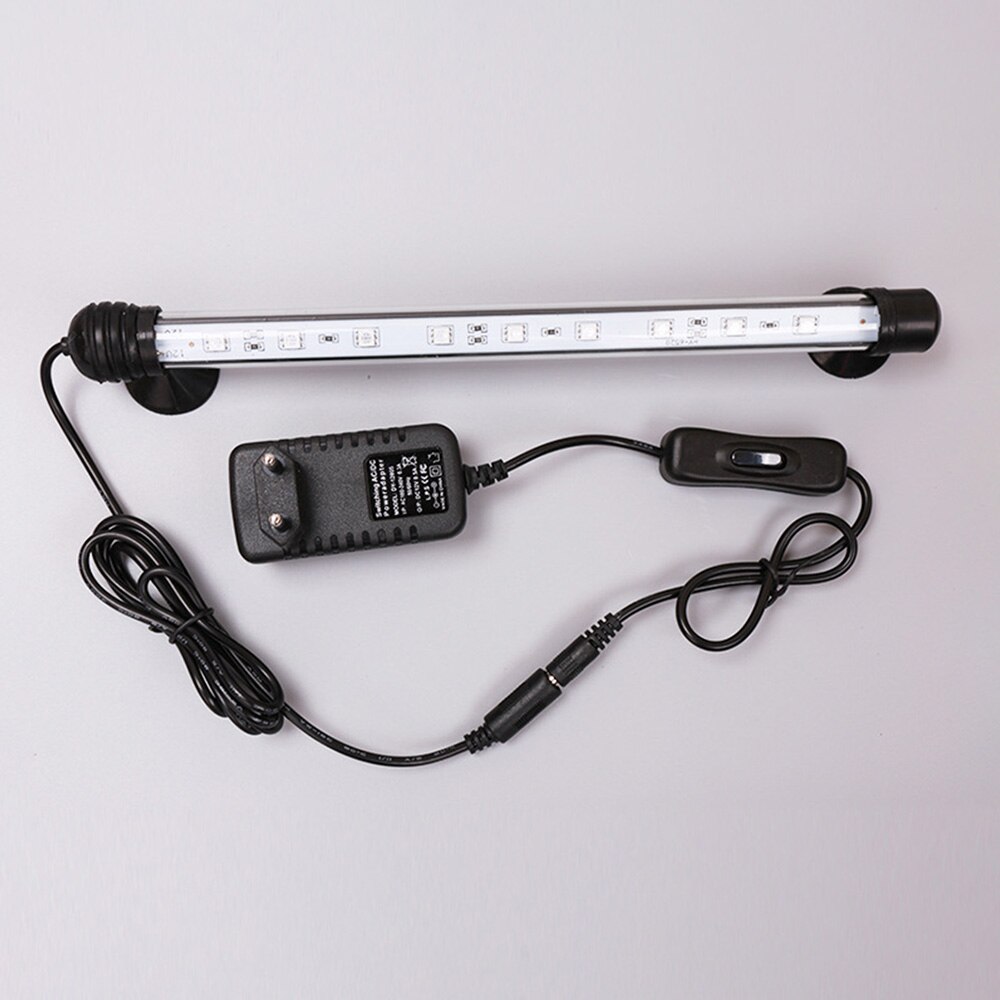 Wasserdicht Aquarium LED Licht Aquarium 9/12/15/21 Blau/Weiß 18/28/ 38/48 CM Bar Streifen Licht Lampe EU/uns-stecker Aquarium Beleuchtung