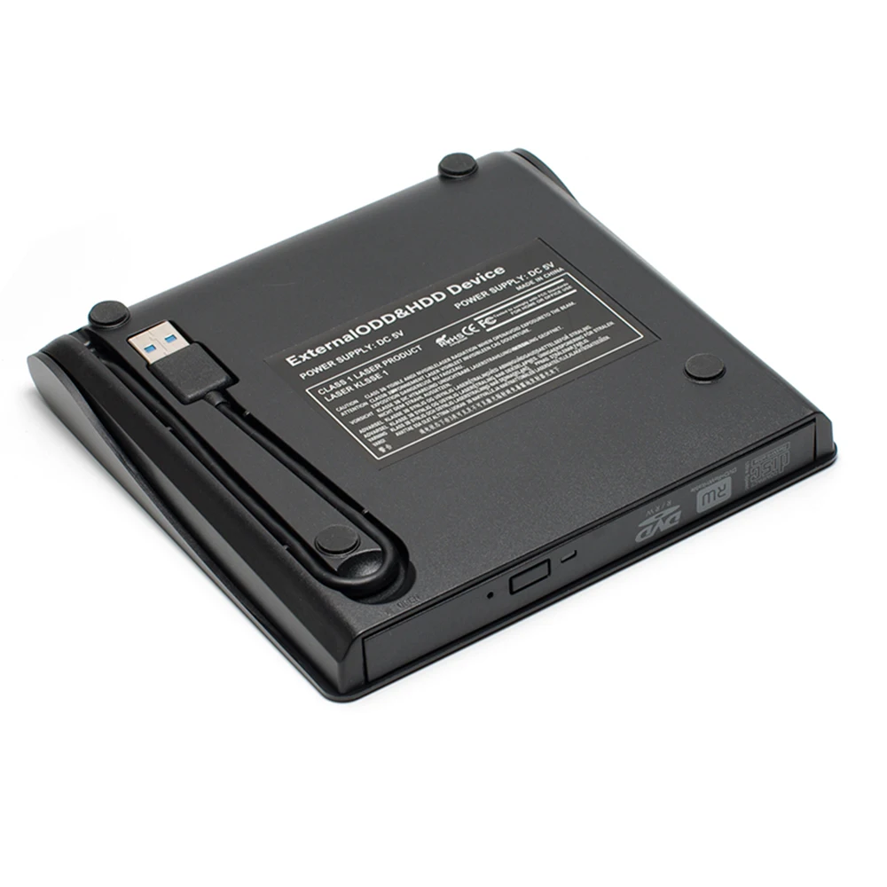 Asemakotelo 12.7/9.5mm usb 3.0 tyyppi c sata ulkoinen dvd cd-rom rw-soitin optisten asemien kotelo kannettavalle pöytätietokoneelle