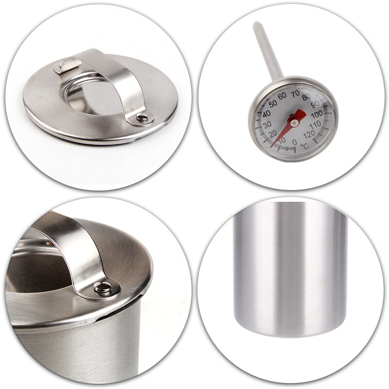 Ham Maker Stainless Steel Meat Press for Making Homemade ham or ham piece with Thermometer and 20pcs Cooking Bags Included