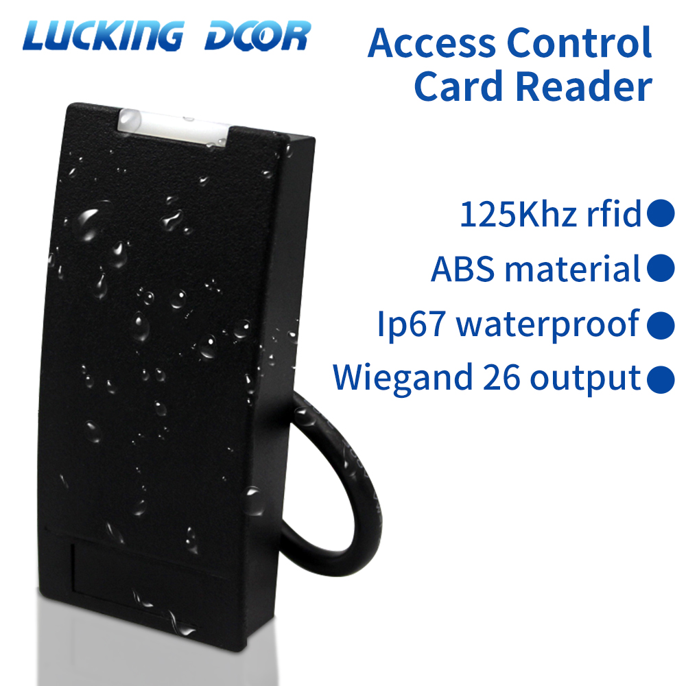 Rfid 125 Khz ID Kartenleser Wasserdicht Proximity Card Wiegand Reader 26Bit Ausgang Slave Reader Für Wiegand Eingang Access Controler