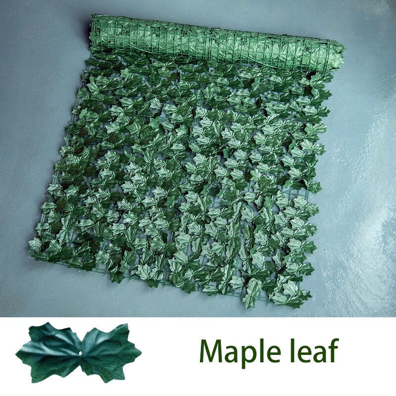 0.5x3m Artificial Green leaf Greenery Panel Green Wall Fence Patio Decoration: 03