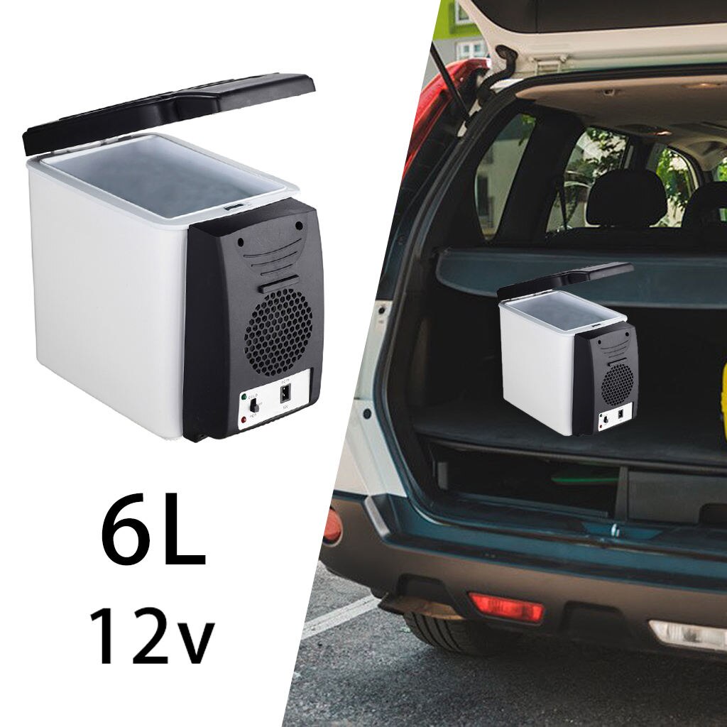 6L Mini Auto Koelkast Cooler Warmer12V Reizen Koelkast Draagbare Elektrische Ice Box Koelbox Vriezer