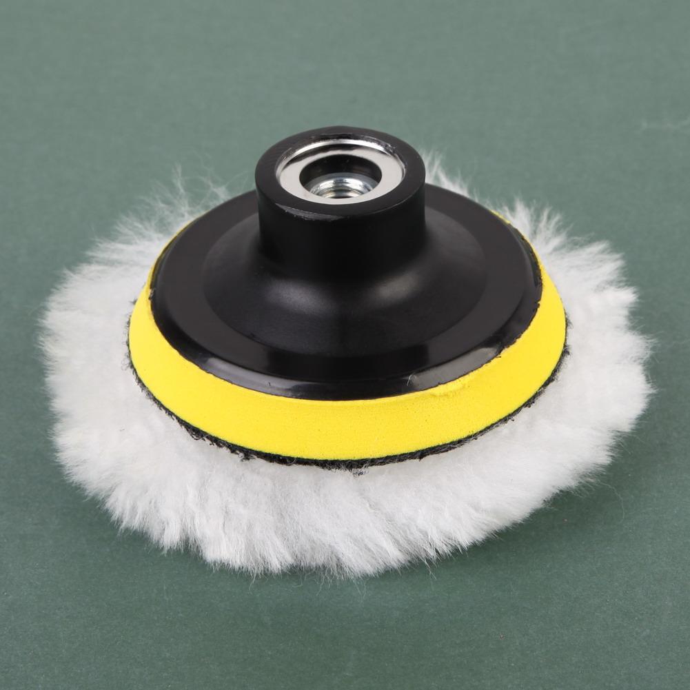 7 Pcs 3 inch Buffing Pad Auto Car Polishing Wheel Kit Buffer + M14 Drill Ad