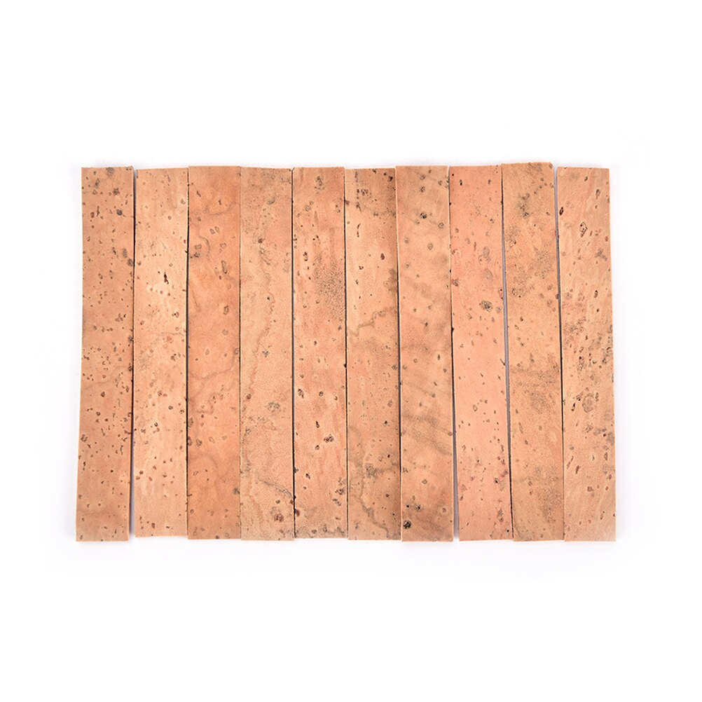 10Pcs clarinet cork sheet Saxophone Joint Corks Musical Instruments Flute Sheet Cork 81 x 11 x 2 mm