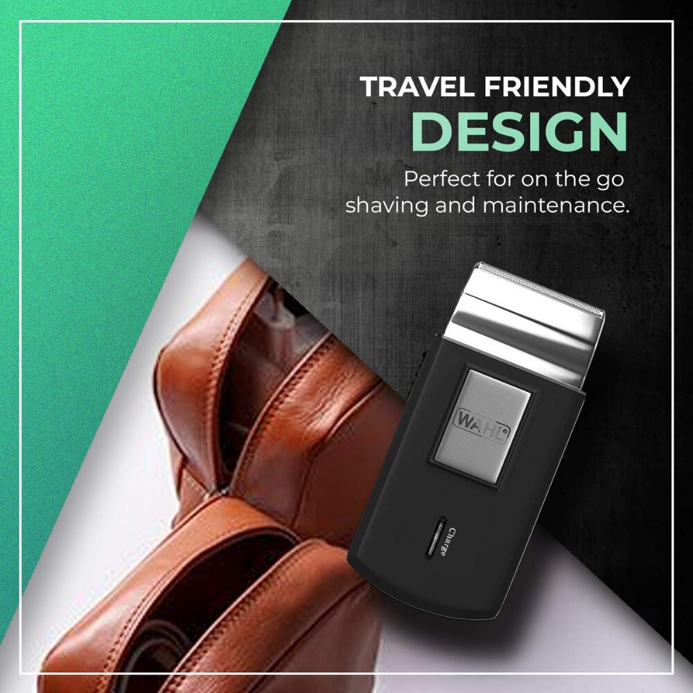 Wahl Electric Shaver Portable Mini Electric Razor Shaver Beard Trimmer Waterproof Wet Dry Precision Foil Shaving Machine for Men