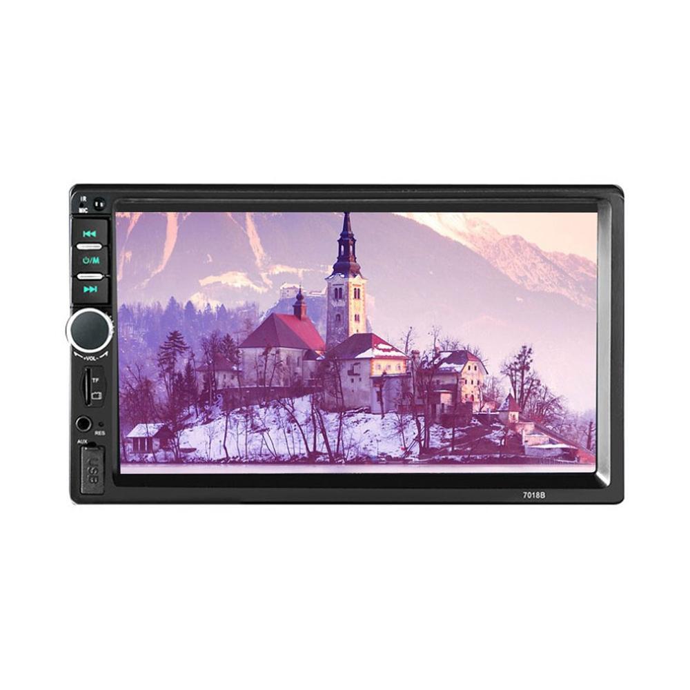Mp5 Car Display Car Dual Spindle Mp4 Card Multimedia Player Multimedia Player 7 Inch Mp5 Car Display 7018B