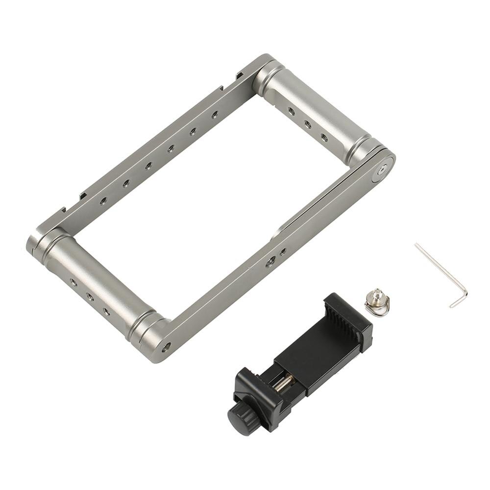 Support portatif de stabilisateur de téléphone intelligent de Cage de téléphone d'alliage d'aluminium: Default Title