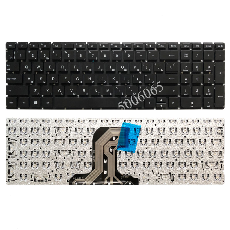 Russische laptop toetsenbord Voor HP 15-ba 15-ba000 15-15-ba100 15-bd 15-bd000 15-bd100 15-bf 15-bf000 RU zwart toetsenbord geen frame