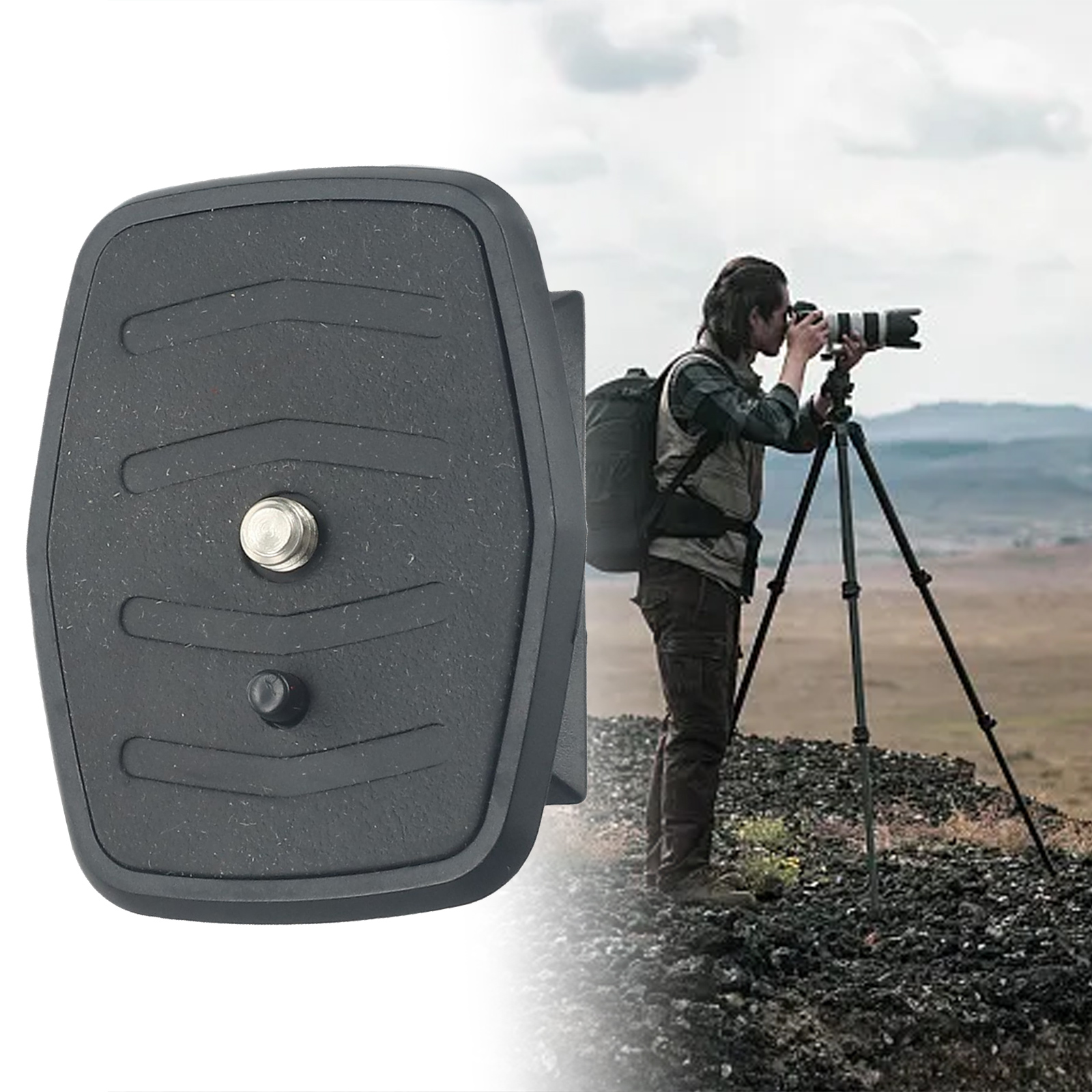 Plaque d'adaptation de remplacement pour trépied, monopode, accessoire d'appareil photo pour Hama Star 61 62 63 Star 78, kits de dégagement rapide,