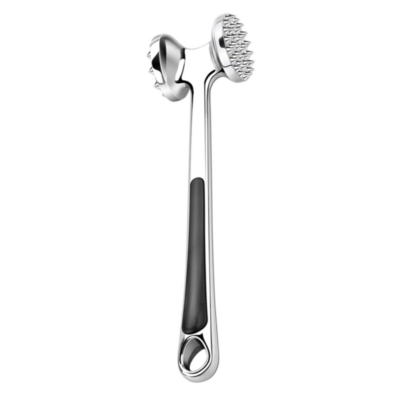 Large Meat Tenderizer Mallet Tool Manual Hammer Pounder For Tenderizing Chicken Steak Non Slip Handle For Pounding