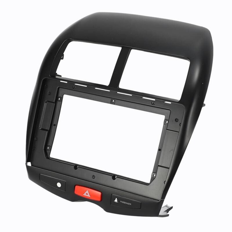 Kit de instalación Fascia Dash para coche Panel Facia luz de emergencia marco Dvd para MITSUBISHI ASX 2DIN 10,1 pulgadas