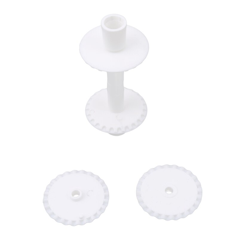 Fondant Cutter Bloemen Cake Decorating Gereedschap Taart Deegroller Embosser Roller Kerst Keuken Plastic Bakken Gebak Gereedschap