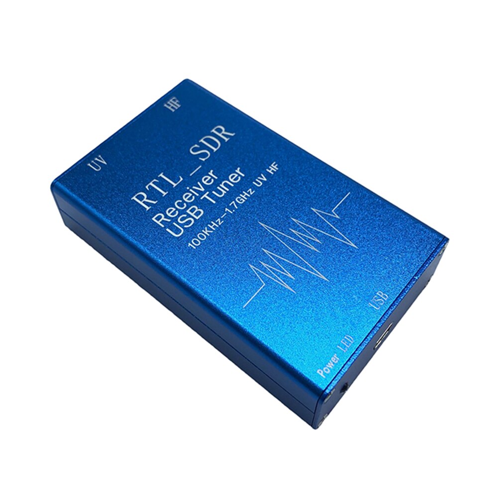 Portable 100KHz-1.7GHz VHF UHF HF RTL SDR USB Tuner Receiver AM FM Radio
