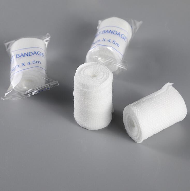 Engangs pbt elastisk bandage neutral engelsk førstehjælpstaske tilbehør mesh elastisk hæmostatisk bandage 5*450cm