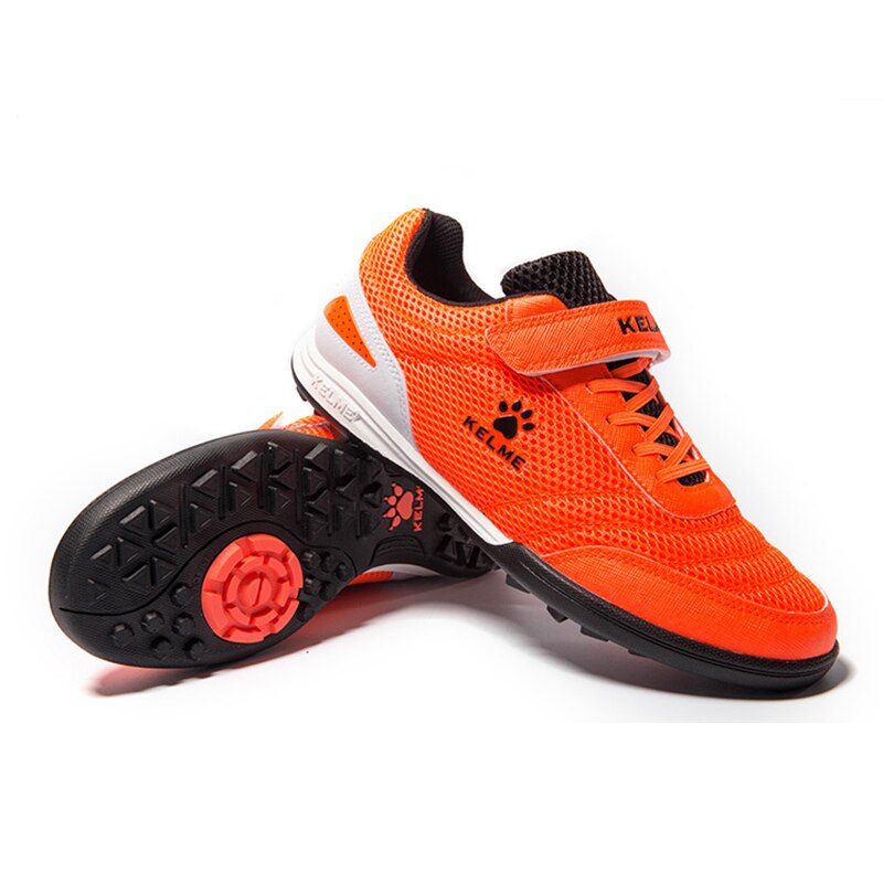 Kelme børnefodboldsko hg sål fodboldstøvler fodboldsneakers lette træningssko børn sportstøj mærke 6873003