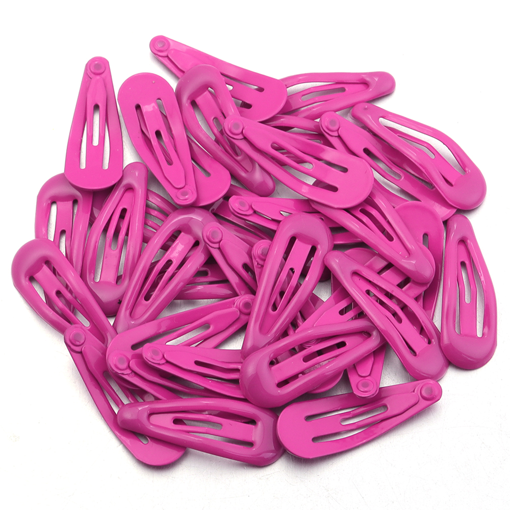 30 sztuk/partia Wielokolorowe Metalowe Spinki robić Włosów Śliczne Słodkie Dziewczęce mini Wsuwki DIY Dekoracja Włosów dla Kobiet Klipsy robić Grzywki Klipsy robić Włosów Krótkich ﻿: Różowy