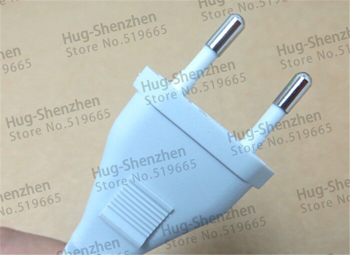 2Pcs Volex EU European 2-Prong Port AC Power Cord Cable For Mac Mini Router for apple TV PS2 PS3 Slim Power Cable