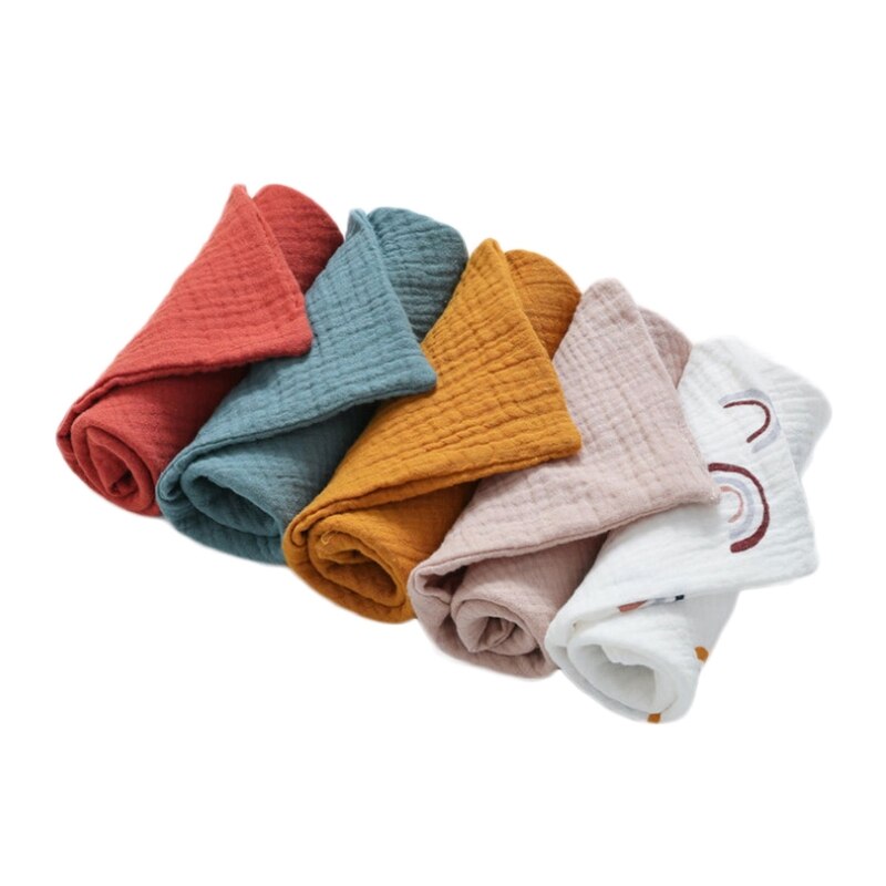 5 Stck Handtuch Baby Waschlappen Baby Handtuch Taschentuch Baumwolle Spucktuch Weichen, Saugfähigen Blick Kindergarten Waschlappen: 11