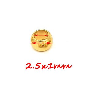100 Stück 2 mm-12 mm 316L Edelstahlperlen Europäische Kugel Metall Großes See Abstandshalter Perlen für Schmuckherstellung Diy Armbinde Halskette: other