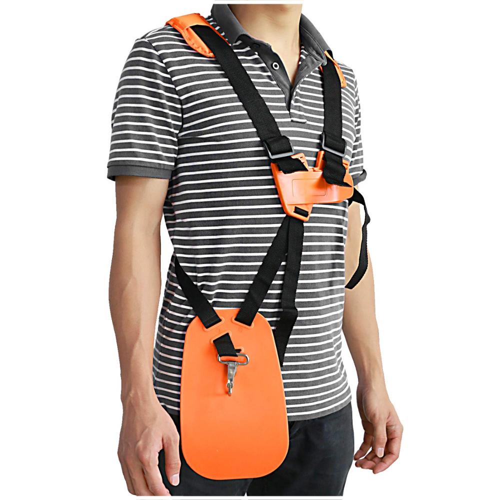 Trimmer skulder stra gress sele stropp komfort stropp dobbel skulder hagebørst klipper gressklipper nylon belte for stihl fs