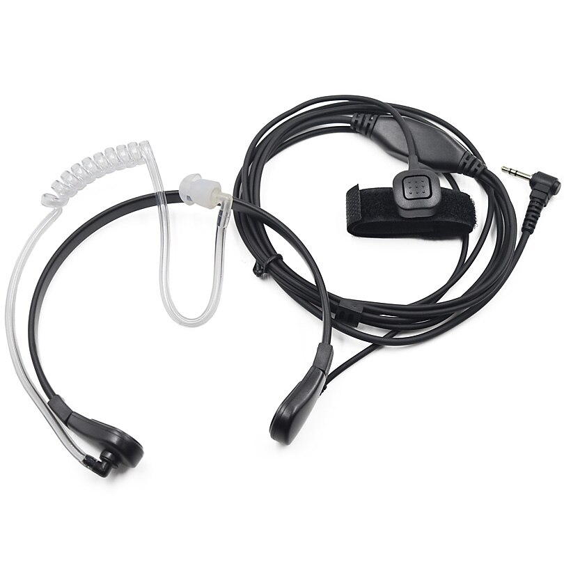 XQF 1 Spille Throat Mic Air Auricolare Tubo Auricolare PTT per Motorola Talkabout Radio MR350R MD200TPR MH230R Walkie Talkie T400 t460