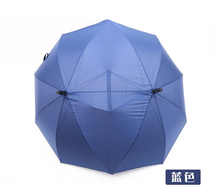 Double top double pole one-piece umbrella global personality foreign trade umbrella couple umbrella double pole