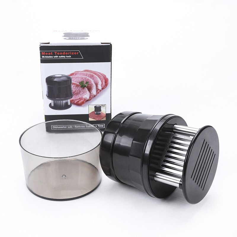 Utensilios de cocina de acero inoxidable para carne suelta, 56 agujas, aguja de pino, aguja para carne tierna, cuchilla de costilla rota, AB354
