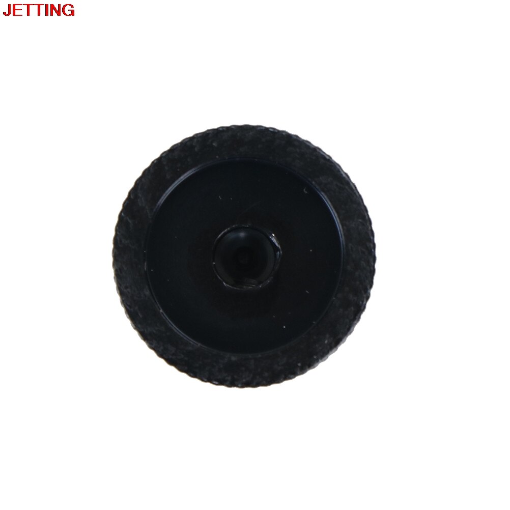 bouton de potentiomètre de contrôle rotatif en aluminium noir Dia 25mm x 15.5mm de
