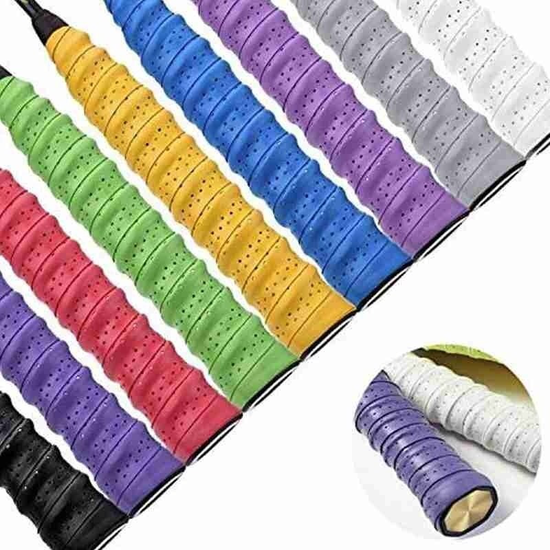 Halkskydd andas sport över grepp svettband tennis övergrepp tejp badminton racket grepp svettband