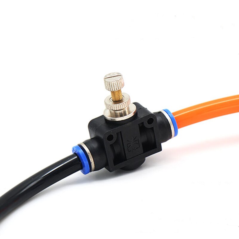 OD 4mm 6mm 8mm 10mm 12mm Pneumatic Air Flow Speed Control Valves Pneumatic Push In Fittings