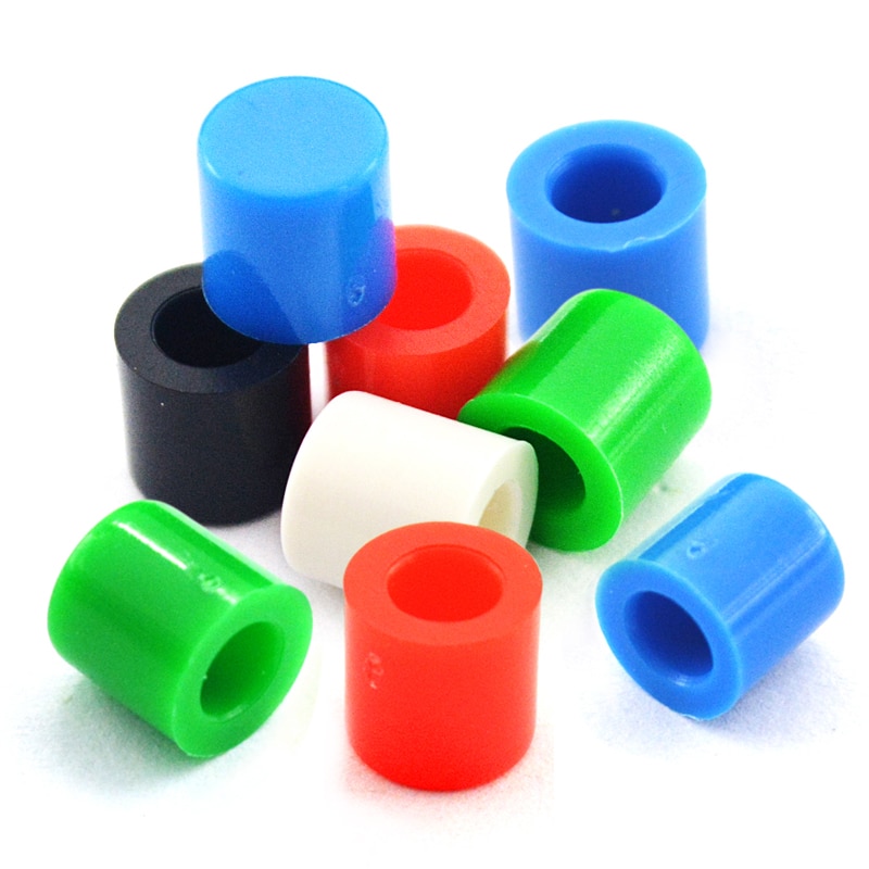50pcs/lot Tactile Button Caps Plastic Cap Hat for 6*6mm Micro Tact Switch For Arduino