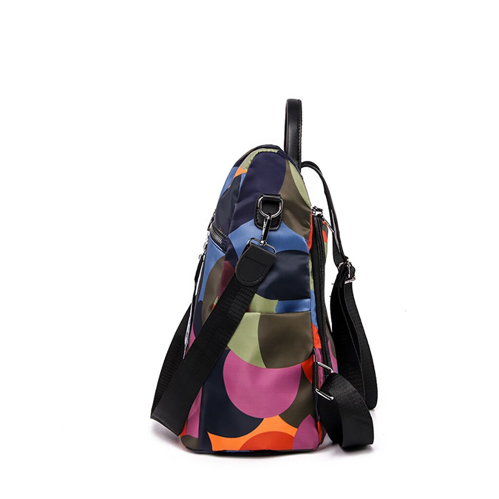 Mochilas Vintage de para mujer, gran capacidad, sencilla y , impermeable, bolsa para estudiantes mochila antirrobo #08,
