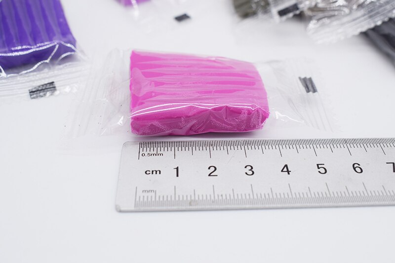 Miljövänlig 24 färg ugn baka lera manualidades sugru mjuk lera polymorf kid diy cadeau luchtbed uv harts lera