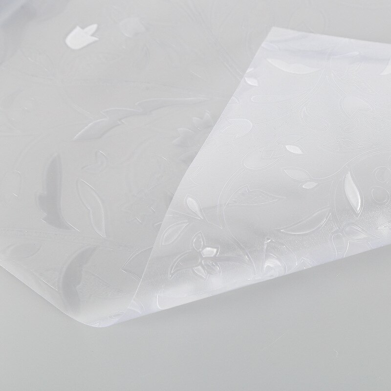 1M Privacy No Glue Glass Film 3D Decorative Window Film Sticker Frosted Opaque Glass Stickers for Bedroom Bathroom