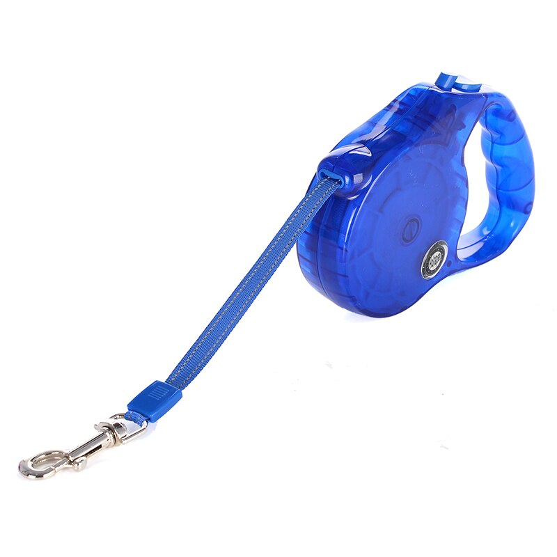 Transparent Reflective Dog Leashes For Large Dogs Automatic Extending Traction Rope Retractable Big Dog Leash Pet Walking Leads