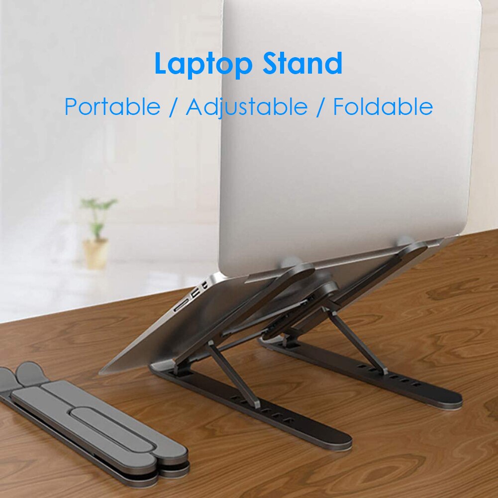 Vertical Holder Adjustable Laptop Cooling Stand Portable Folable Notebook Height for Household Computer Safety Parts