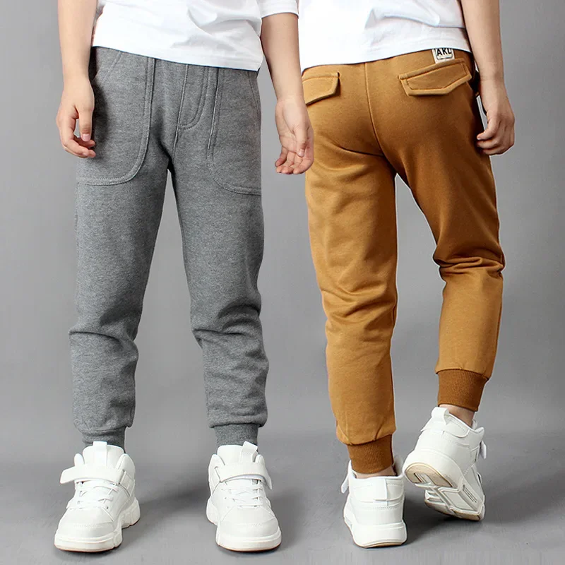 IENENS niños bebés pantalones sueltos de algodón ropa deportiva niños usan pantalones elásticos infantiles 5 6 7 8 9 10 11 12 años