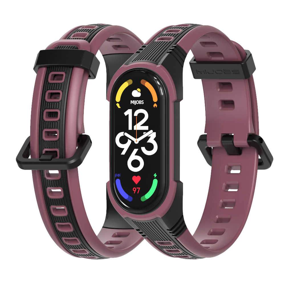 Pulsera para Miband 8 7 6 5 WatchBand para Xiaomi Mi Band 7 5 4 3 pulsera de silicona para Miband 6 7 pulsera NFC Global Band